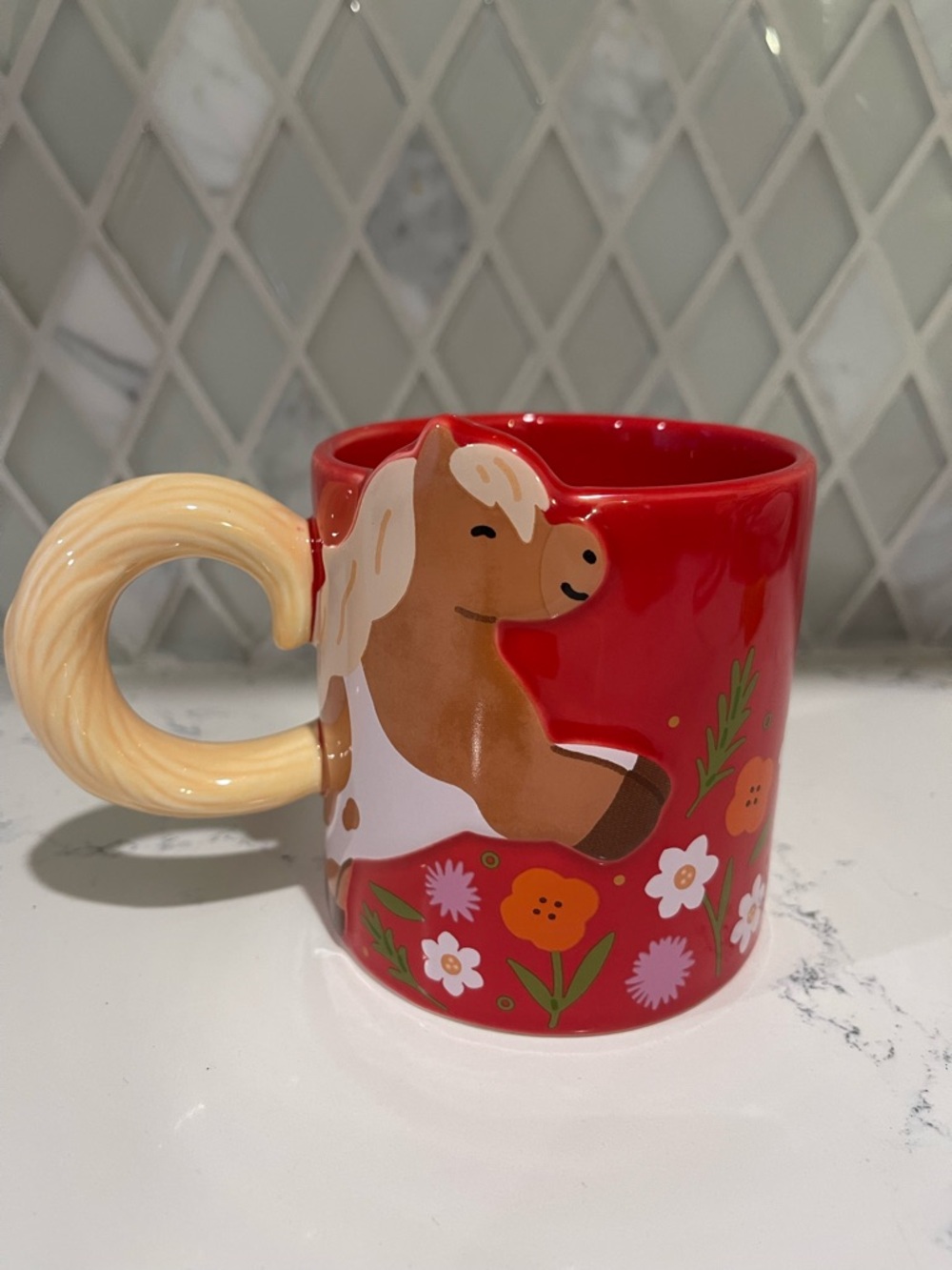 Starbucks 2026 Year of the Horse Mug 12oz Ceramic Lunar New Year Zodiac Cup